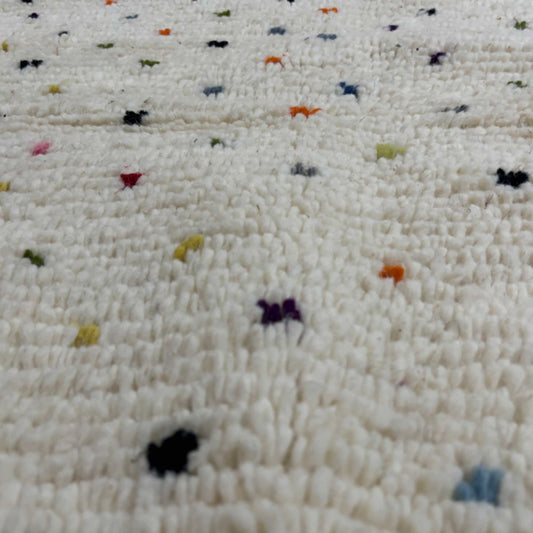 Tapis berbère Beni Ouarain • Motif à petits points colorés