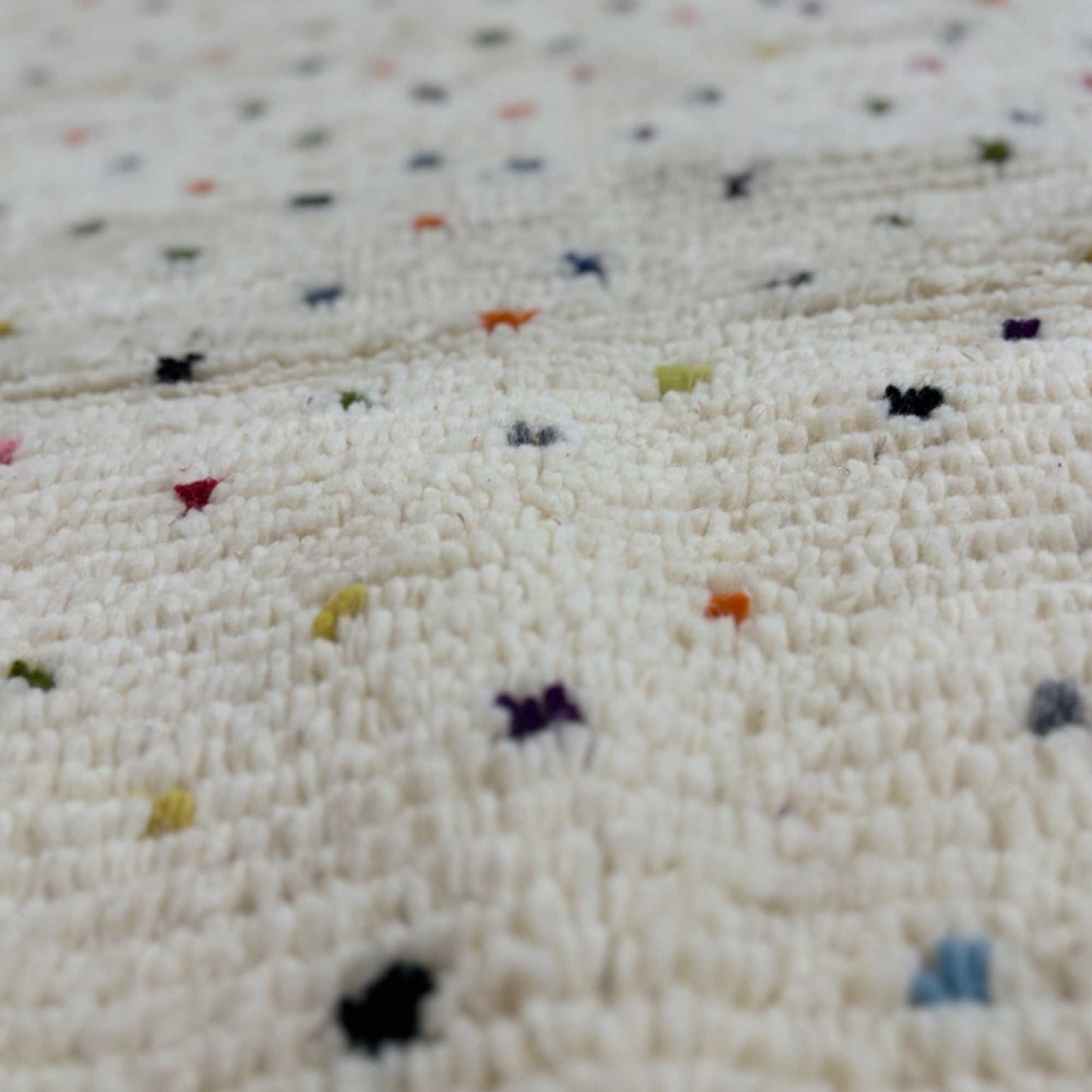 Tapis berbère Beni Ouarain • Motif à petits points colorés